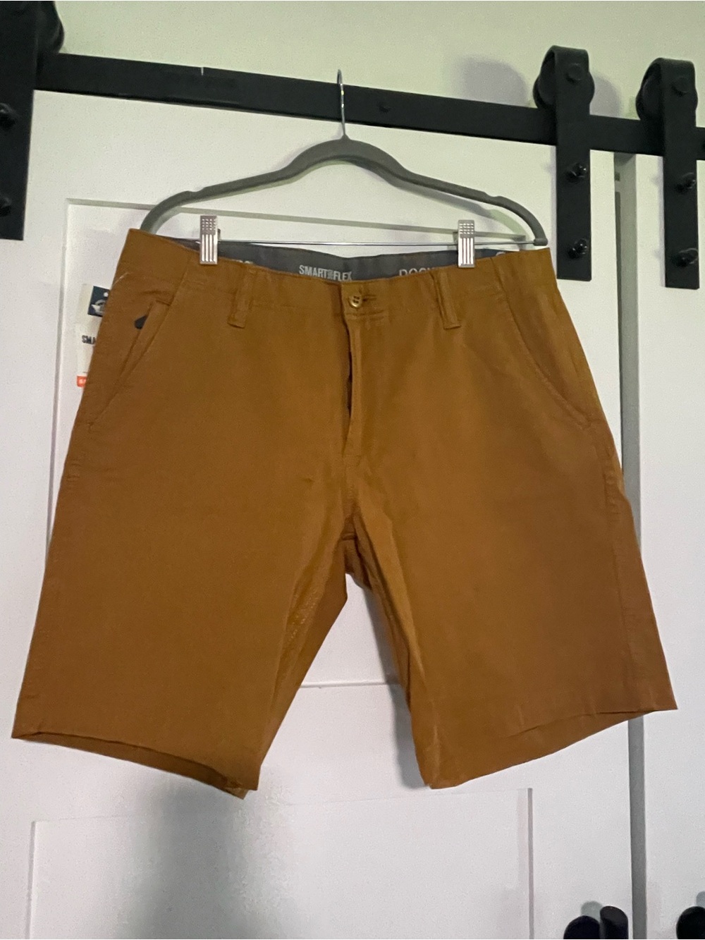 Dockers Flat Front Chino Shorts - Brown/Tan